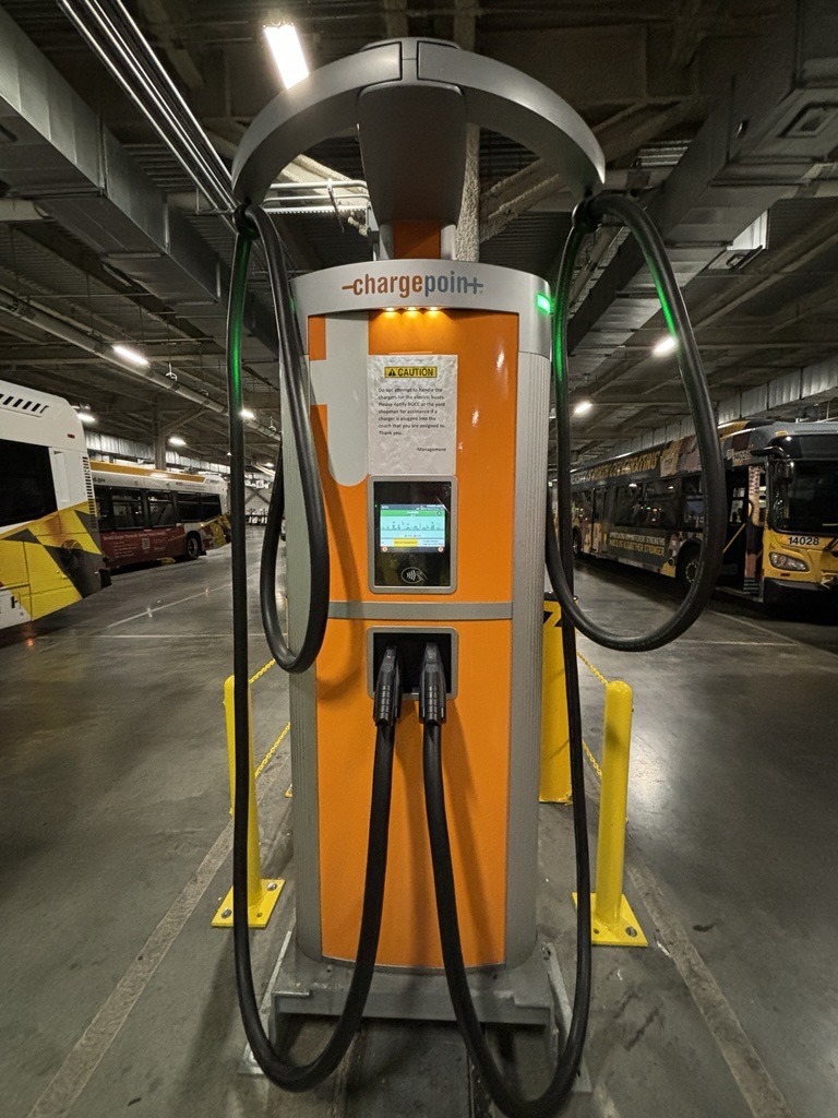 MTA Zero Emissions Bus charging station